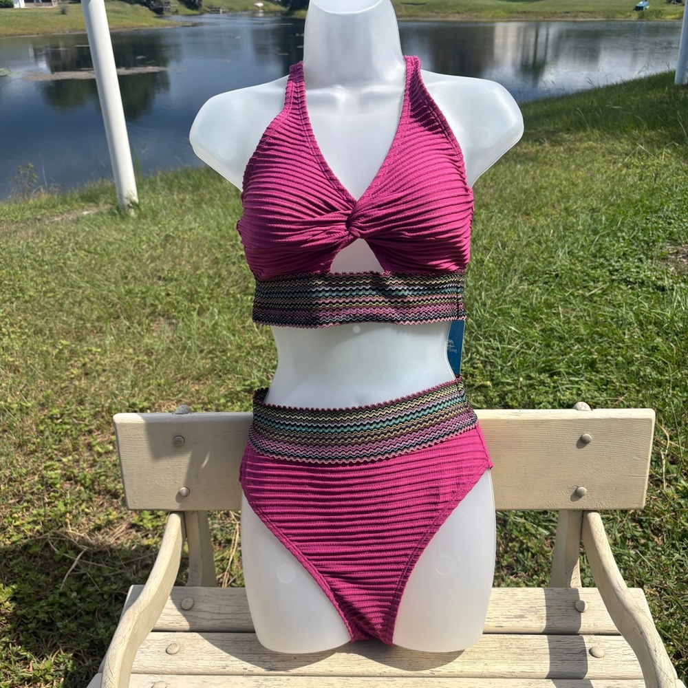 CUPSHE Women's Bikini Sets Two Piece Size Small